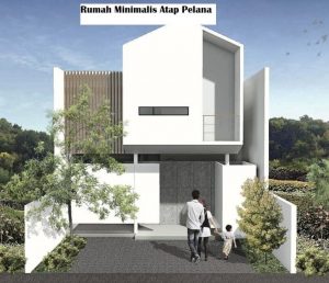 Rumah minimalis dengan dua lantai